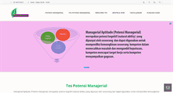 Desktop Screenshot of potensimanajerial.com