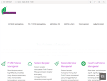 Tablet Screenshot of potensimanajerial.com